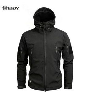 Shark Soft Shell Military Tactical Jacket Men Wate